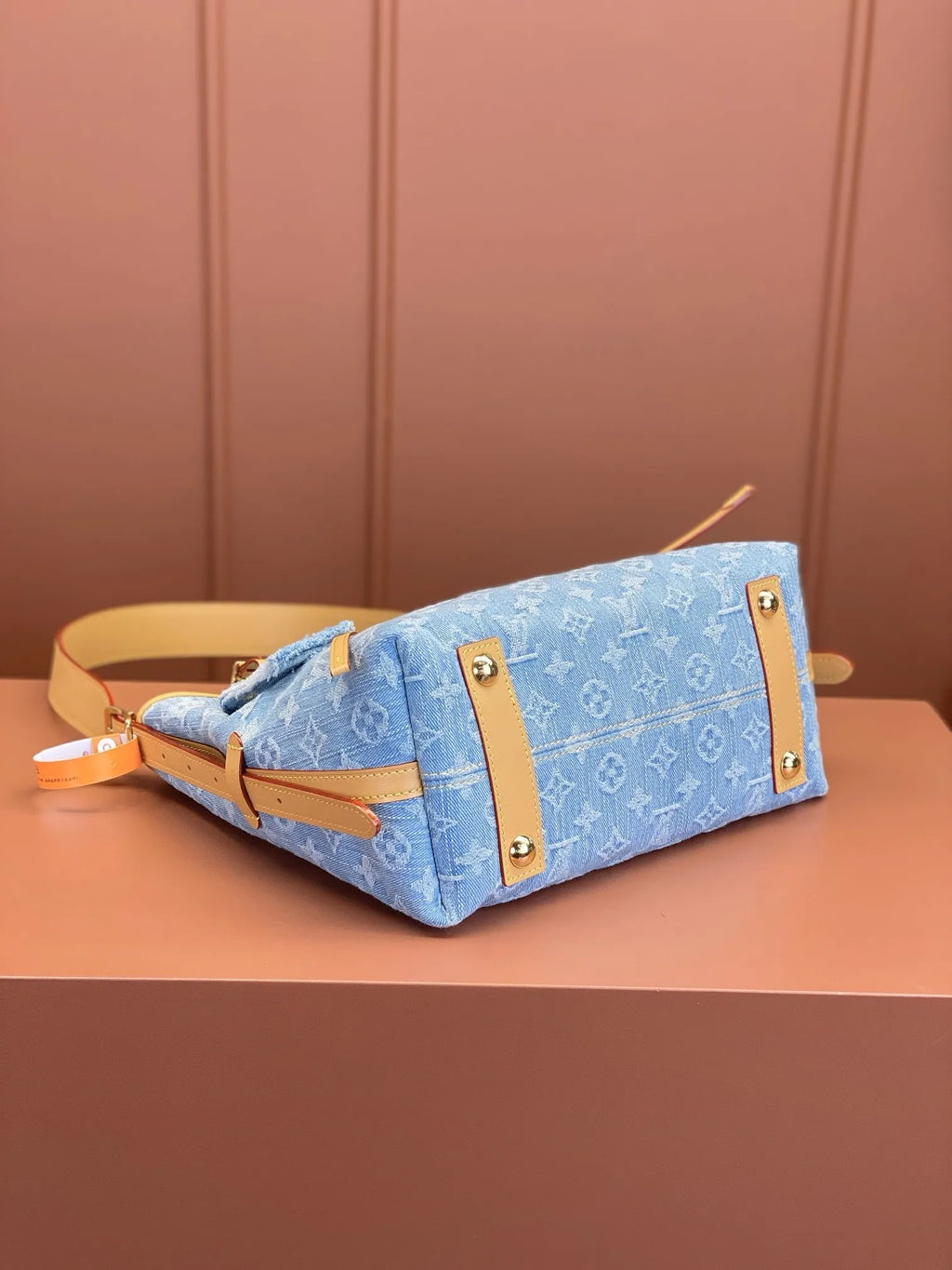 LV Carryall Denim Bag
