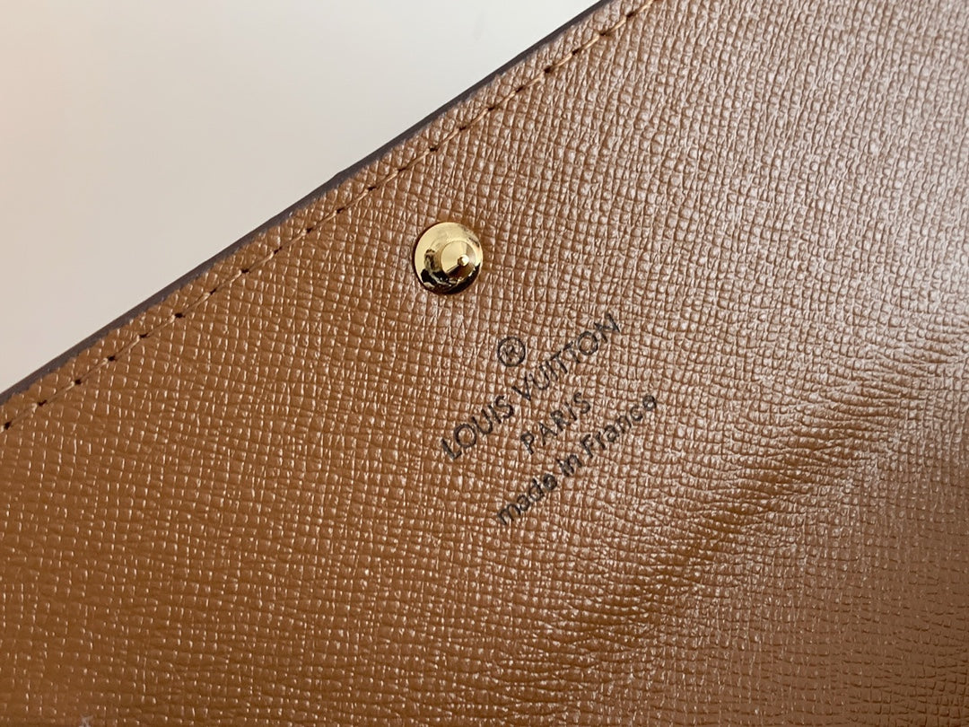 LV Monogram Sarah Long Wallet