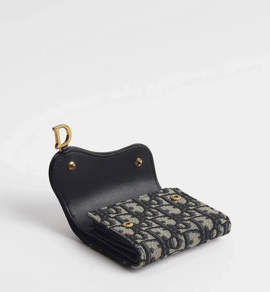 DIOR Saddle Lotus Wallet